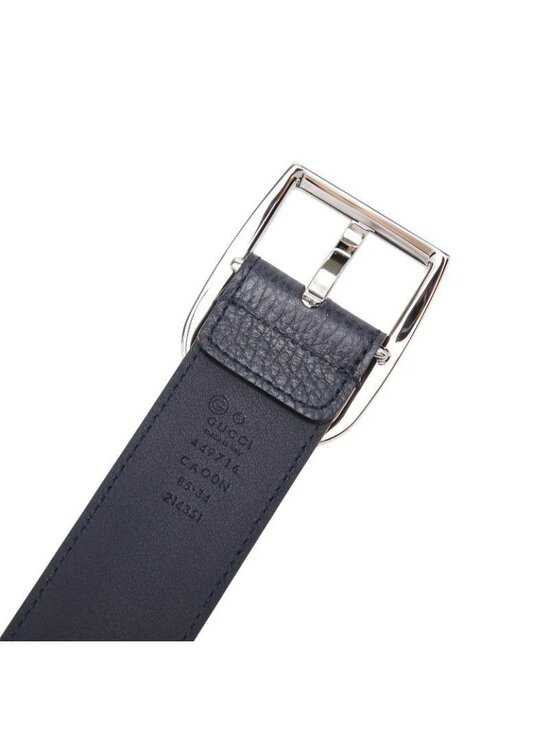 Gucci Belt 85 34 Navy Leather main image 7